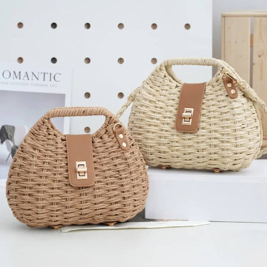 Découvrez nos sacs en paille tressés en édition limitée